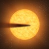 Artist's Conception of KIC 12557548 b. Credit: NASA/JPL-Caltech