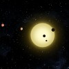An Artist's Conception of the Kepler-11 System (Copyright: NASA)