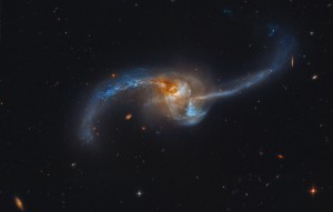 Figure 1: NGC 2623 - one of the merging galaxies observed in this study. Image credit: NASA. 