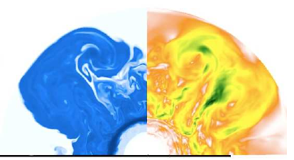 Simulating a star at the brink of explosion