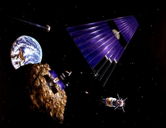 Could We Observe Aliens Mining Asteroids?