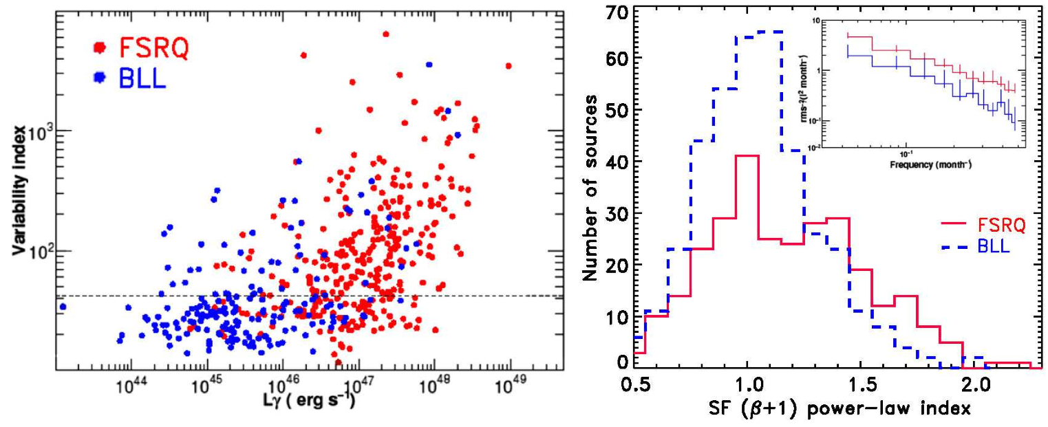 Blazar variability with Fermi