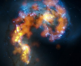 Early ALMA Science: The Structure of Molecular Gas in the Antennae Galaxies