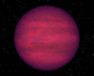 Swirling, patchy clouds on a teenage brown dwarf