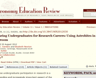 Astrobites on the arXiv