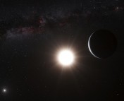 Artist's impression of Alpha Centauri Bb (Credit: L. Calçada, ESO)