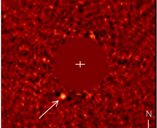 Lowest mass exoplanet discovered via direct imaging