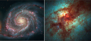 The spiral disk galaxy M51