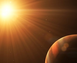 A Warm Jupiter around an Evolving Star: Exploring Planet Migration