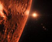 Artist’s impression of the TRAPPIST-1 planetary system