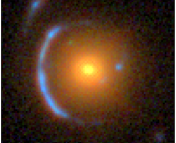 gravitationally lensed emission line galaxy