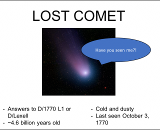 Has Anyone Found a Lost Comet?!