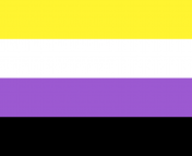 Non-binary pride flag