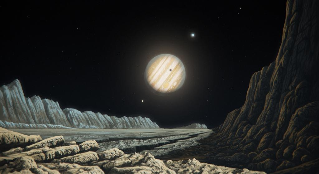 jupiter moons ganymede surface