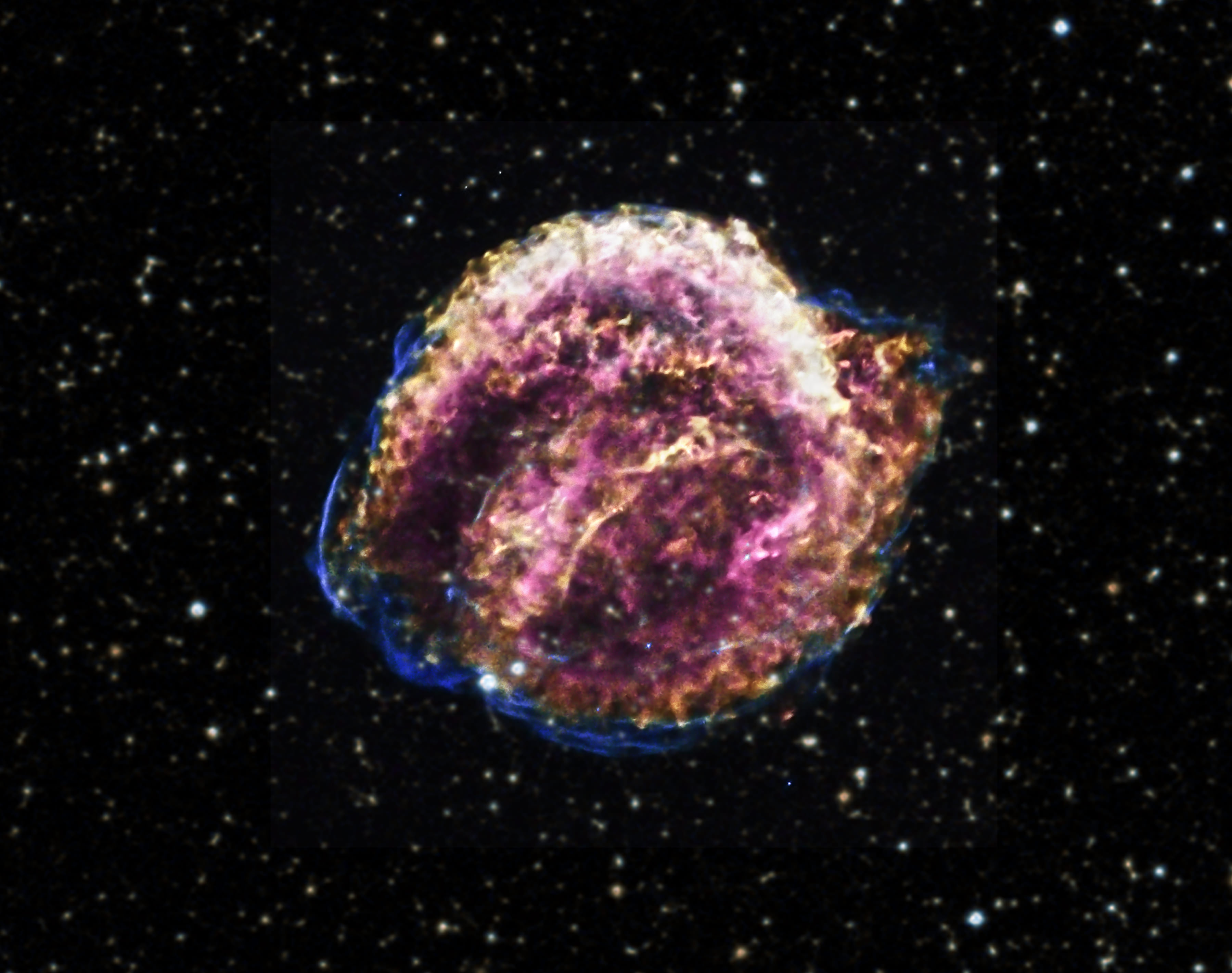 Какие звезды могут взорваться. Сверхновая Кеплера 1604. Сверхновая SN 1604. Сверхновая Кеплера Созвездие Змееносец. 1604 Supernova.