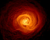 Simulated image of the Perseus cluster ICM based on X-ray data from Chandra