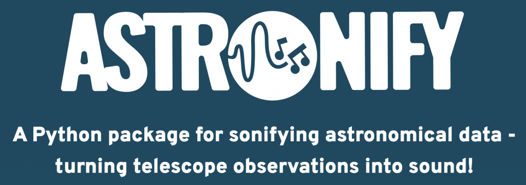 Astronify. A python package for sonifying astronomical data  -- turning telescope observations into sound!