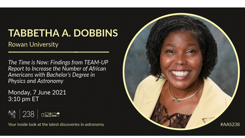 AAS flyer advertising Tabbetha Dobbins' plenary talk