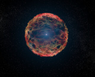 A Unique Hypernova Revealed by a Star Rising from its Ashes