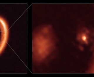 Peek-a-boo! Forming Moons Revealed Around a Baby Planet