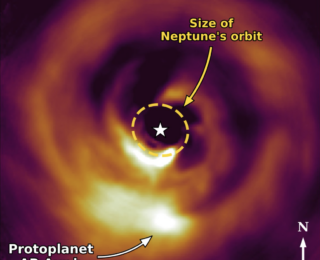 The Birth of a Baby Planet