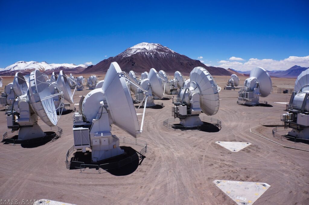 Photograph of the Atacama Large Millimeter Arrayin Chile