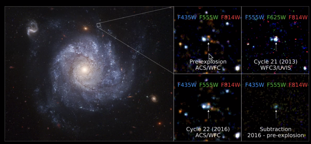 Different images of SN2012Z