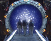 SG-1 about to step through the Stargate