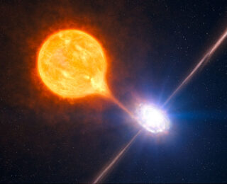 A Stellar ‘Light Switch’ Orbiting a Black Hole
