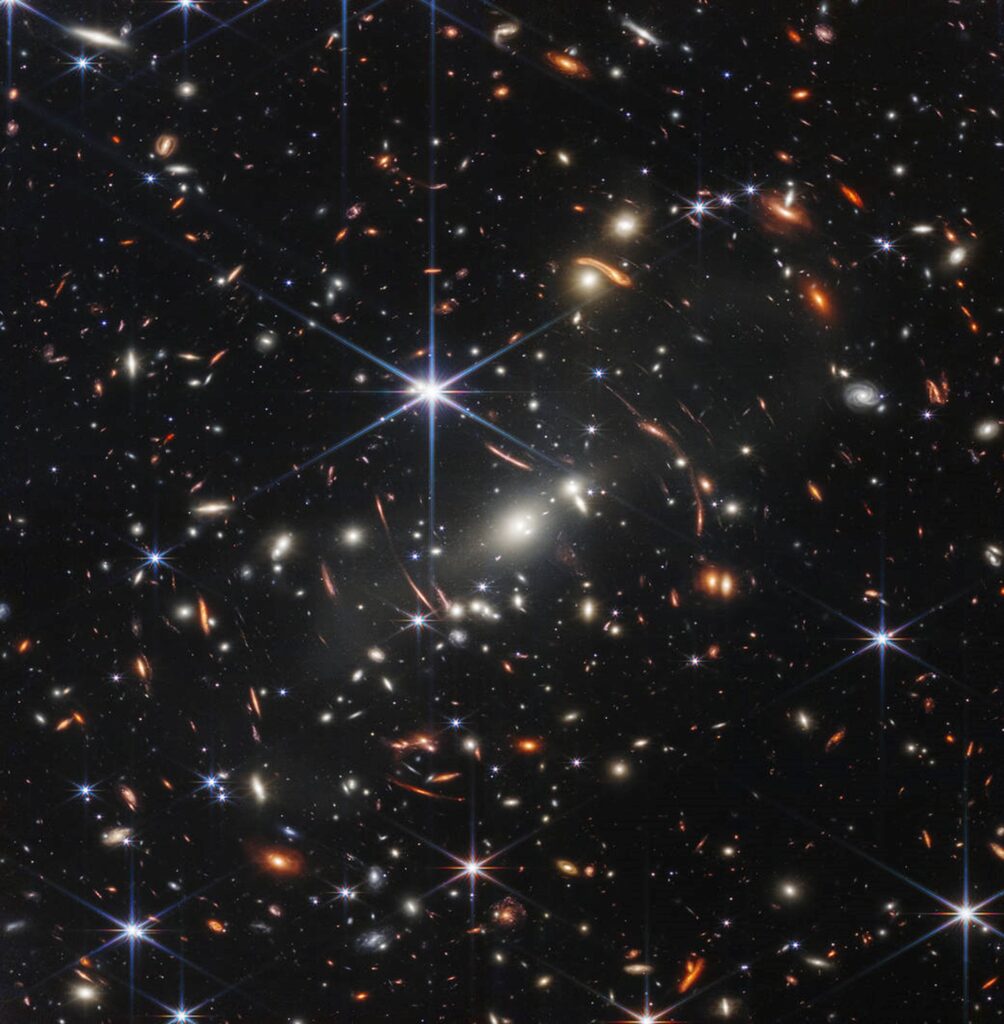 Deep field image from JWST