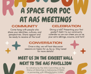 The Rainbow Village at AAS: A Gathering Place for People of Color in Astronomy