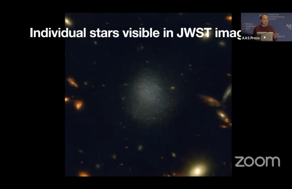 Timothy Carleton presents JWST observations of a potential isolated dwarf galaxy.