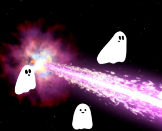 Ghost [particle] hunting in gamma-ray bursts