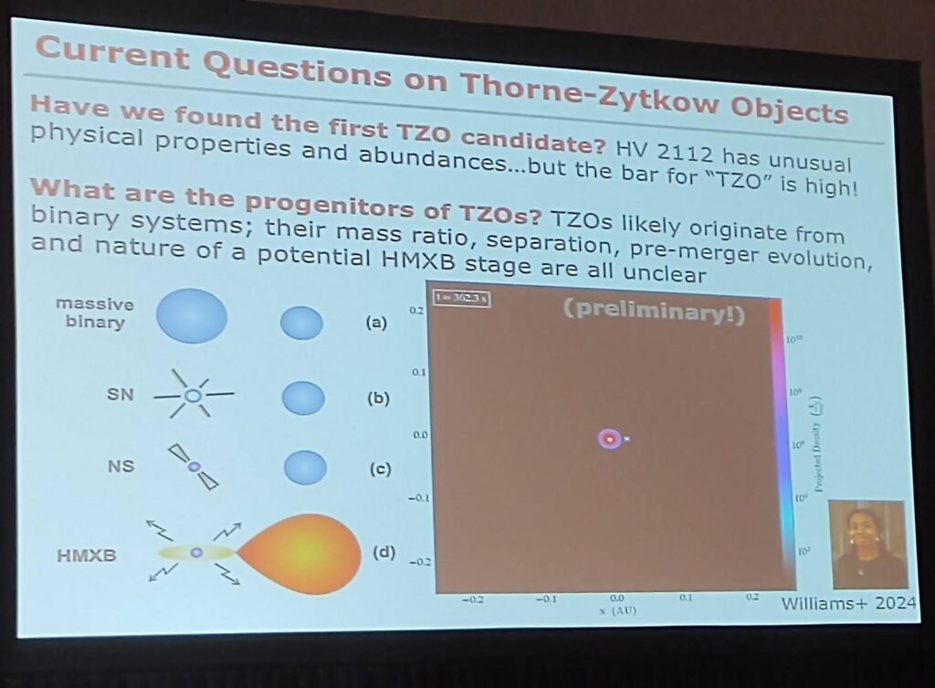 Slide from Dr. Levesque's talk, with current questions about TZOs