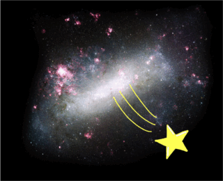 Speedy stars reveal a satellite’s supermassive secret