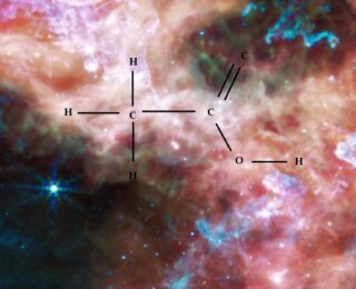 Detecting new icy molecules around a newly-forming star with JWST