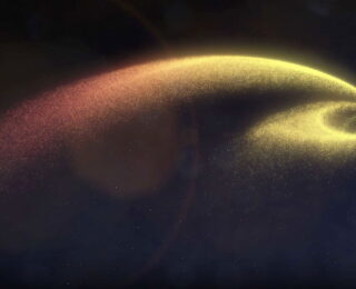 Variable polarized optical emission from a tidal disruption event