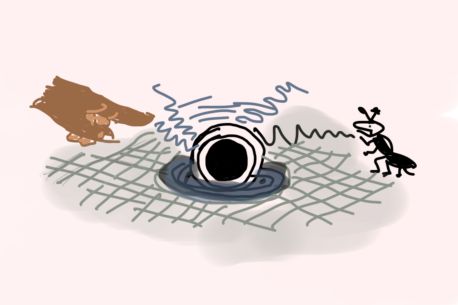 What happens when you poke a black hole?