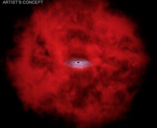 Little Red (Dot), what a red, old, compact galaxy you are. All the better to confuse you with!